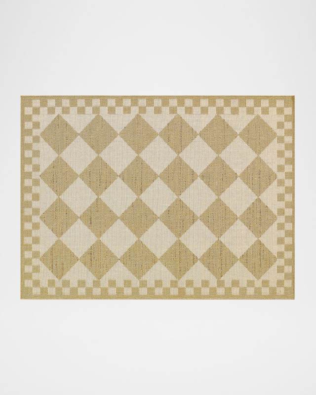 White Diamond Indoor/Outdoor Rug, 5' x 8'